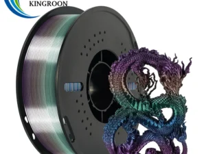 KINGROON Rainbow Silk PLA Filament 1.75mm 1KG Multicolor Gradient 3D Printer Materials Color Change Smooth Silky PLA Plastic New