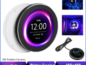 2.1 2.8 Inch IPS Secondary Screen 480x480 USB Water-Cooled Round LCD CPU GPU RAM HDD Monitoring NO AIDA64 MINI PC Gamer Display