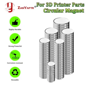 For 3D Printer DIY Parts Circular magnet Strong magnet High compatibility Small mini magnets