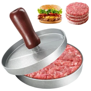 1pc Burger Press Non-Stick Hamburger Patty Maker for Kitchen BBQ Grill Cooking Tool