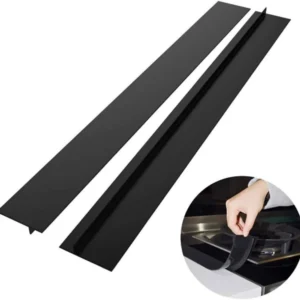 Silicone strip for the gap cover of the stove counter, heat-resistant oven gap filler, sealing, stain-resistant and easy to clea