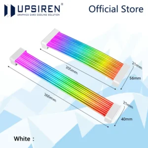 UPSIREN Bendable ARGB Light Board,Suitable For Graphics Card 24pin/8pin/2x8pin/12VHPWR/Motherboard Decorative light strip