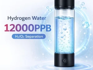 Portable Hydrogen Water Generator Bottle Rechargeable Electric Alkaline Water Ionizer Cup Hydrogen-Rich Health Care Drinkware