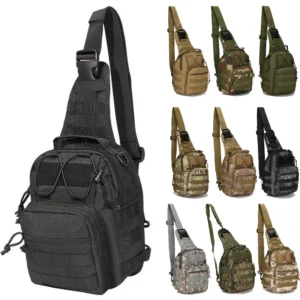 LHI Tactical Shoulder Chest Bag Rover EDC Outdoor CCW Sling Bag Waterproof Hiking Camping Pack Hunting Concealed Range Bag
