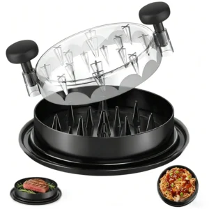 Chicken Shredder 8 Inches, Chicken Breast Shredder Tool, Cooked Meat Shredder With Clear Lid, Ergonomic Design, Auti-slip, Easy To Clean, Chicken Shredder Tool Twist, Chicken Grinder