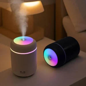 300ml Aromatherapy Diffuser Humidifier Air Purifier Car Home Use Seven-color Light Aromatherapy Essential Oil