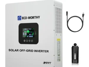 ECO-WORTHY UL1741 5000W 48V Solar Inverter Charger 48V DC to 120V AC,Inversor Solar Built in 100A MPPT Solar Charge Controller