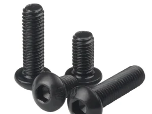 ISO7380 M2 M2.5 M3 M4 M5 M6 Round Black 10.9 Grade Hex Screws Hexagon Screw Cap Socket Button Head  Allen Furniture Bolt