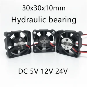 DC5V 12V 24V 3010 30MM 30*30*10MM Cooling Fan 3D Printer Fan Graphics Card Fan Hydraulic Bearing Ball Bearing 2pin