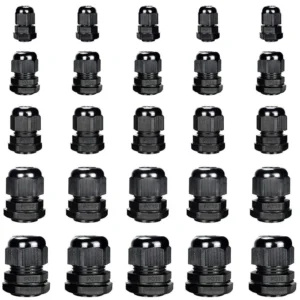 10Pcs Nylon Cable Gland Kit Waterproof Ip68 Cable Gland Joints Adjustable Locknut Pg7 Pg9 Pg11 Pg13.5 Pg16