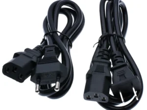 1.2m EU/US Plug AC Power Supply Adapter Cord Cable Lead 3Pin for Laptop Charger Power Cords 1000W