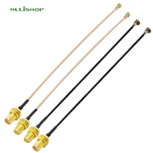 ALLiSHOP SMA Pigtail Jumper RP SMA Female to U.FL IPX RG178 1.13 Cable Sockets Jack Connectors Adapter for Wifi Router GPS AP
