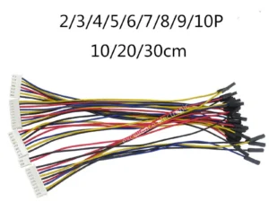 5PCS XH2.54 To Dupont Line Cable 1P Female 2/3/4/5/6/7/8/9/10P 10/20/30cm 26AWG Jumper Wire