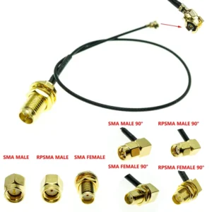 U.FL MHF1 UFL to RP-SMA SMA Female Male Antenna WiFi RF Coax Coaxial Pigtail 1.13 Cable ufl 1.13mm Pick Your Length