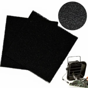5 High-Quality Black Activated Carbon Filter Sponge 13*13*1cm for 493 Solder Fume Absorber ESD Smoke Exhaust Sponge