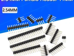 50/20/10Pcs 2.54mm Single Row Male 1/2*40P PCB Board Pin Header Connector Strip Pinheader 2/3/4/5/6/8/10/12/20/40Pin For Arduino
