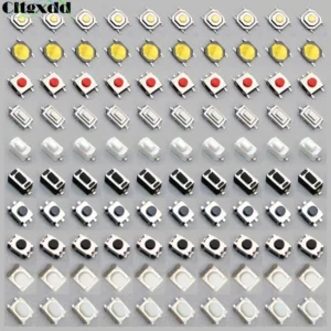 100pcs Car Remote Control Key Touch Switches Tactile Push Button Switches For Hyundai Nissan Honda VW Toyota Kia Peugeot