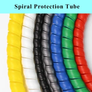 1/5M Winding Tube Wire Organizer Cable Protection Sleeve Tube Protection Sleeve Spiral Wrap Winding Protector 8/10/14/16/20/25mm