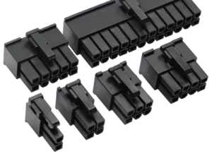 10pcs/Lot 5557-R 5557 4.2mm Black Automotive Wiring Harness Connector Male 2 - 24 Pin for PC/Computer Graphics Card PCI-E Power