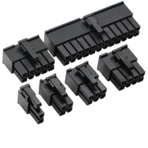 10pcs/Lot 5557-R 5557 4.2mm Black Automotive Wiring Harness Connector Male 2 - 24 Pin for PC/Computer Graphics Card PCI-E Power