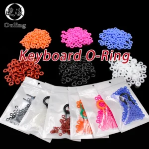 125pcs Keycap O Ring Seal Keyboard Buffer Elasticity O-ring Switch Sound Dampeners For Damper Replacement Noise Reduction Seal