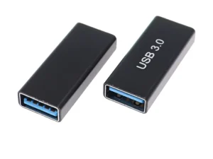 USB 3.0 Type A Female to A Female Connector Adapter AF to AF Coupler F/F Gender Changer Extender Converter for Laptop