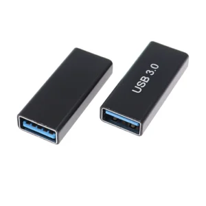 USB 3.0 Type A Female to A Female Connector Adapter AF to AF Coupler F/F Gender Changer Extender Converter for Laptop