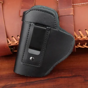 Left Tactical Leather Holster for Concealed Carry Airsoft IWB Gun Holsters for Glck17 19 43/ Sig P365/ PX4 M9 9mm for Hunting