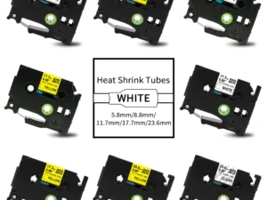 Compatible Brother Heat Shrink Tube Tape HSe-231 HSe-211 HSe-221 HSe-631 for P-touch PT-E550W E300 E500 P750WVP P900 P950W 7600