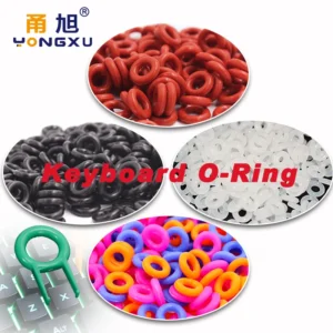 125Pcs Keyboard o-ring Keycaps Silicone rubber ORing Switch Sound Dampeners Cherry MX Dampers Key cap Silicone Seal Ring.-.