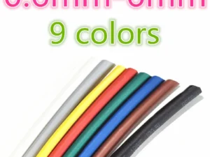 2:1 9 Colors 0.6mm 0.8mm 1mm 1.5mm 2mm 2.5mm 3mm 3.5mm 4mm 4.5mm 5mm Heat Shrink Heatshrink Tubing Tube Wire Dropshipping