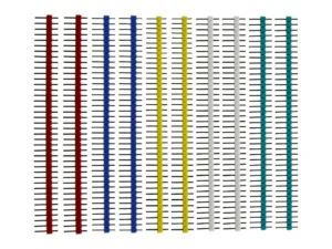 10pcs 40 Pin 1x40 Single Row Male and Female 2.54 Breakable Pin Header PCB JST Connector Strip for arduino DIY Kit