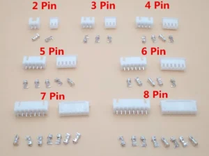 20 Kits XH 2.54mm 2/3/4/5/6/7/8/9/10/12pin JST Connector Plug Male, Female, Crimps