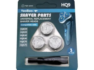 3pcs HQ9 Stainless Steel Replacement Razor Heads Fit For Philips Norelco HQ9190 HQ9199 PT920 HQ8253 HQ8260 HQ8261 HQ8155 HQ8172
