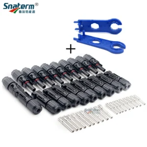 10 Pairs Connector or with 1pair Spanner connected Solar Panel Connectors Male & Female IP67 1000Vdc for solar system use