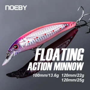 Noeby 100mmm 14g 120mm 22g Jerkbait Fishing Lures Floating Minnow Long Cast Wobblers Artificial Bait for Bass Sea Fishing Lure