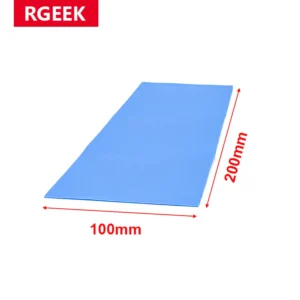 RGEEK 6.0 Conductivity W/mK 100*200mm CPU Heatsink Thermal Pad Processor Cooling Silicone Pad Accessories