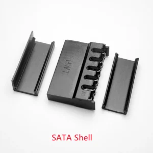 30PCS/1LOT Pierce Type Female SATA PC Computer ATX Hard Disk Power Connectors Plastic Shell with 180 or 90 Degrees Cap Housing