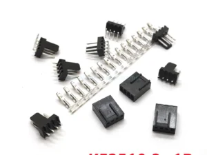20PCS/Lot 2510 2.54mm KF2510 3+1P KF2510-4AW Male Female Housing Connector Straight Right Angle Pin Header 2.54mm 4pin