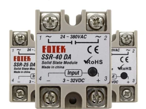 SSR-10DA SSR-25DA SSR-40DA 10A 25A 40A Solid State Relay Module 3-32V Input DC 24-380V AC Output High Quality