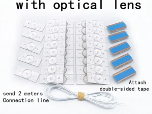 LED Light Strip LED Backlight Lamp Beads 3V/6V SMD Lamp Beads With Optical Lens Fliter For 32-65 Inch LED TV Repair Brand New