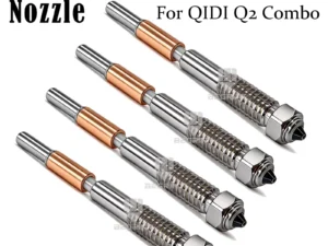 For QIDI Q2 Q2 Combo Bimetallic Hotend Nozzle Ceramic Insulation Integrated Durable 370℃ high temperatures For QIDI Q2C Printer