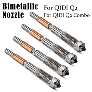 For QIDI Q2 Q2 Combo Bimetallic Hotend Nozzle Ceramic Insulation Integrated Durable 370℃ high temperatures For QIDI Q2C Printer