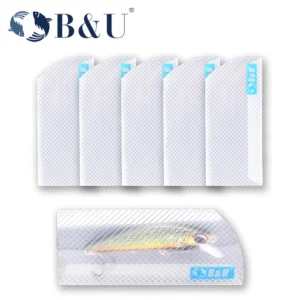 B&U Fishing Lure Storage Bags - Lure Holder for Hard/Soft Baits, Multiple Pack for Freshwater Saltwater Fishing Gear