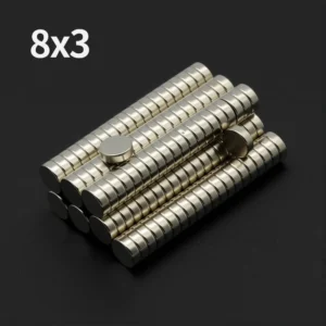 8x3mm Powerful Neodymium Magnet N35 NdfeB Permanent Magnetic imanes Round Super Strong Fridge Magnets DIY