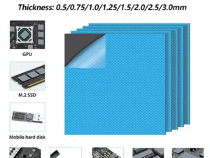 24W/MK GPU CPU Thermal Pad Heatsink Cooling Conductive Silicone Pad 80x40/100x100mm High Quality Thermal Pad thermal insulation
