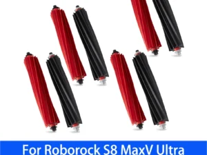 Main Brush Roller Brushes for Roborock S8 MaxV Ultra, S8 Max Ultra, Qrevo Master, Slim & V20 Vacuum Cleaners