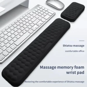 Keyboard Mouse Wrist Rest Pad Memory Foam Hand Rest Support Support Ergonomic Wrist Cushion Pad Memory Foam For Notebook Laptops