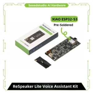 ReSpeaker Lite Voice Assistant Kit ESPHome Home Assistant 2 Mic Array with XIAO ESP32S3 pre-soldered, Mono Enclosed Speaker