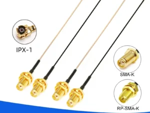 SMA to IPX-1 Pigtail Jumper RP SMA Female to U.fl IPX RG178 1.13 Cable Sockets Jack Connectors Adapter for Wifi Router GPS AP